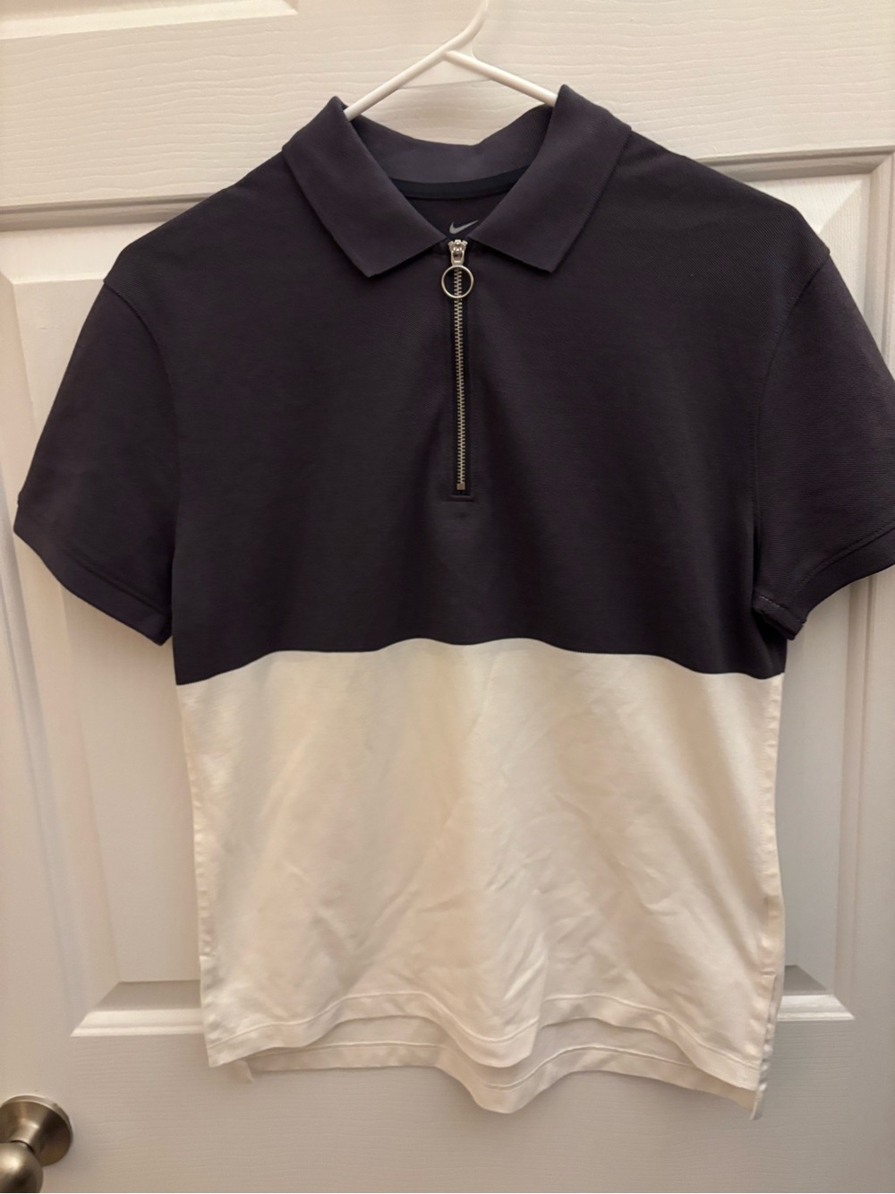 Nike Dri-FIT Polo in Black & White Accents